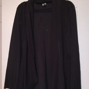 H BY BORDEAUX ASYMMETRICAL ZIP JACKET